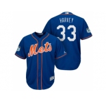 Men's New York Mets #33 Matt Harvey 2017 Spring Training Cool Base Stitched MLB Jersey