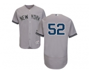 Men's Majestic New York Yankees #52 C.C. Sabathia Grey Flexbase Authentic Collection MLB Jersey