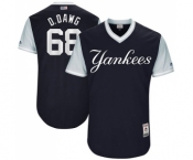 Men's Majestic New York Yankees #68 Dellin Betances D. Dawg Authentic Navy Blue 2017 Players Weekend MLB Jersey