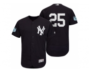 Men's New York Yankees #25 Mark Teixeira 2017 Spring Training Flex Base Authentic Collection Stitched Baseball Jersey