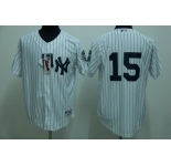 mlb new york yankees #15 munson white(2009 logo)