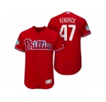Men's Philadelphia Phillies #47 Howie Kendrick 2017 Spring Training Flex Base Authentic Collection Stitched Baseball Jersey