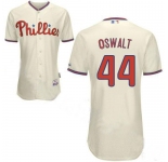 mlb philadelphia phillies #44 oswalt cream