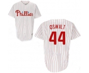 mlb philadelphia phillies #44 oswalt white(red strip)