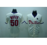 mlb philadelphia phillies #50 moyer cream