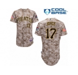Men's Majestic Pittsburgh Pirates #17 Matt Joyce Replica Camo Alternate Cool Base MLB Jersey