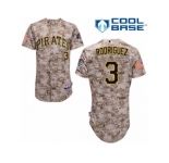 Men's Majestic Pittsburgh Pirates #3 Sean Rodriguez Authentic Camo Alternate Cool Base MLB Jersey