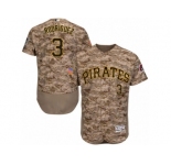 Men's Majestic Pittsburgh Pirates #3 Sean Rodriguez Camo Flexbase Authentic Collection MLB Jersey