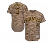 Men's Majestic Pittsburgh Pirates #3 Sean Rodriguez Camo Flexbase Authentic Collection MLB Jersey