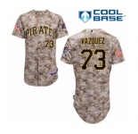 Men's Majestic Pittsburgh Pirates #73 Felipe Vazquez Authentic Camo Alternate Cool Base MLB Jersey