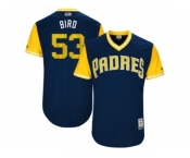 Men's 2017 Little League World Series Padres #53 Christian Friedrich Bird Navy Jersey