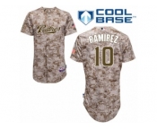Men's Majestic San Diego Padres #10 Alexei Ramirez Replica Camo Alternate 2 Cool Base MLB Jersey