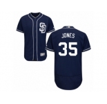 Men's Majestic San Diego Padres #35 Randy Jones Navy Blue Flexbase Authentic Collection MLB Jersey