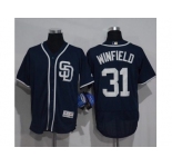 San Diego Padres #31 Dave Winfield Navy Blue Flexbase Authentic Collection Stitched MLB Jersey