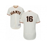Men's Majestic San Francisco Giants #16 Angel Pagan Cream Flexbase Authentic Collection MLB Jersey