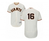 Men's Majestic San Francisco Giants #16 Angel Pagan Cream Flexbase Authentic Collection MLB Jersey