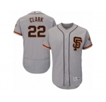 Men's Majestic San Francisco Giants #22 Will Clark Gray Flexbase Authentic Collection MLB Jersey