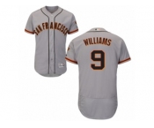 Men's Majestic San Francisco Giants #9 Matt Williams Grey Flexbase Authentic Collection MLB Jersey