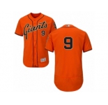 Men's Majestic San Francisco Giants #9 Matt Williams Orange Flexbase Authentic Collection MLB Jersey