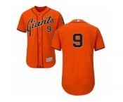 Men's Majestic San Francisco Giants #9 Matt Williams Orange Flexbase Authentic Collection MLB Jersey