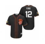 Men's San Francisco Giants #12 Joe Panik 2017 Spring Training Cool Base Stitched MLB Jersey