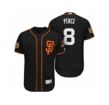 Men's San Francisco Giants #8 Hunter Pence 2017 Spring Training Flex Base Authentic Collection Stitched Baseball Jersey