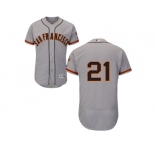 San Francisco Giants #21 Conor Gillaspie Gray Flexbase Authentic Collection Alternate Stitched Baseball Jersey