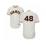 San Francisco Giants #48 Pablo Sandoval Cream Flexbase Authentic Collection MLB Jersey