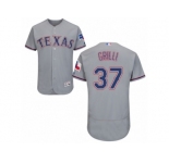 Texas Rangers #37 Jason Grilli Grey Flexbase Authentic Collection MLB Jersey