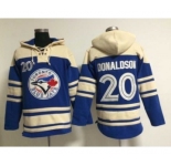 MLB Toronto Blue jays #20 donaldson blue Sawyer Hooded Sweatshirt jerseys