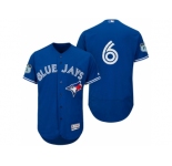Men's Toronto Blue Jays #6 Marcus Stroman 2017 Spring Training Flex Base Authentic Collection Stitched Baseball Jersey