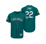 Men's Seattle Mariners #22 Robinson Cano 2017 Spring Training Flex Base Authentic Collection Stitched Baseball Jersey