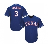 Men's Majestic Texas Rangers #3 Russell Wilson Replica Red Alternate Cool Base MLB Jersey