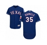 Men's Majestic Texas Rangers #35 Cole Hamels Royal Blue Flexbase Authentic Collection MLB Jersey