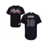 Atlanta Braves #18 Matt Adams Blue Flexbase Authentic Collection MLB Jersey