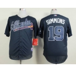 mlb jerseys atlanta braves #19 simmons blue