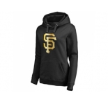 Women's San Francisco Giants Gold Collection Pullover Hoodie Black