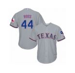 Youth Majestic Texas Rangers #44 Tyson Ross Replica Grey Road Cool Base MLB Jersey