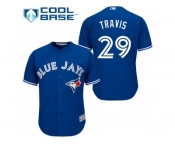 Youth Toronto Blue Jays #29 Devon Travis Blue Cool Base Stitched MLB Jersey