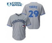 Youth Toronto Blue Jays #29 Devon Travis Grey Cool Base Stitched MLB Jersey