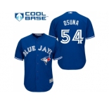 Youth Toronto Blue Jays #54 Roberto Osuna Blue Cool Base Stitched MLB Jersey