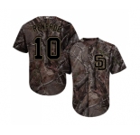 Youth Majestic San Diego Padres #10 Hunter Renfroe Authentic Camo Realtree Collection Flex Base MLB Jersey