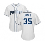 Youth Majestic San Diego Padres #35 Randy Jones Replica White Home Cool Base MLB Jersey
