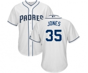 Youth Majestic San Diego Padres #35 Randy Jones Replica White Home Cool Base MLB Jersey