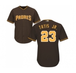 Youth San Diego Padres #23 Fernando Tatis Jr. Authentic Brown Alternate Cool Base Baseball Jersey