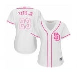 Women's San Diego Padres #23 Fernando Tatis Jr. Authentic White Fashion Cool Base Baseball Jersey