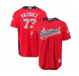 Youth Majestic Pittsburgh Pirates #73 Felipe Vazquez Game Red National League 2018 MLB All-Star MLB Jersey