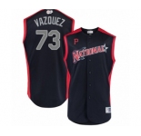 Youth Pittsburgh Pirates #73 Felipe Vazquez Authentic Navy Blue National League 2019 Baseball All-Star Jersey