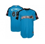 Youth Majestic New York Yankees #68 Dellin Betances Replica Blue American League 2017 MLB All-Star MLB Jersey