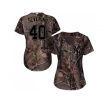 Women New York Yankees #40 Luis Severino Camo Realtree Collection Cool Base Stitched MLB Jersey
